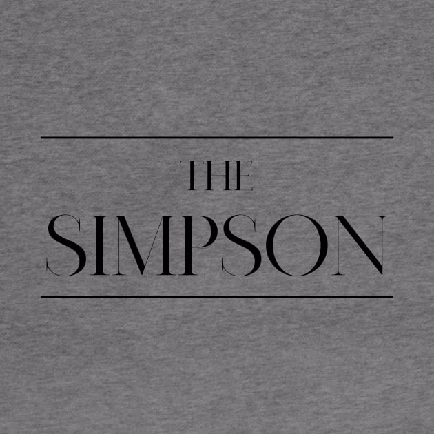 The Simpson ,Simpson Surname, Simpson by MeliEyhu